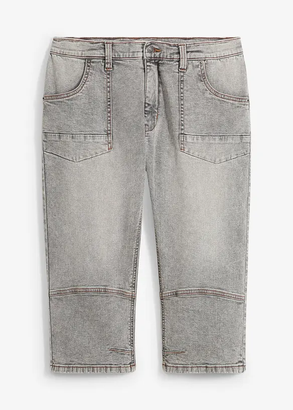 Jeans a pinocchietto elasticizzati regular fit, straight, bonprix
