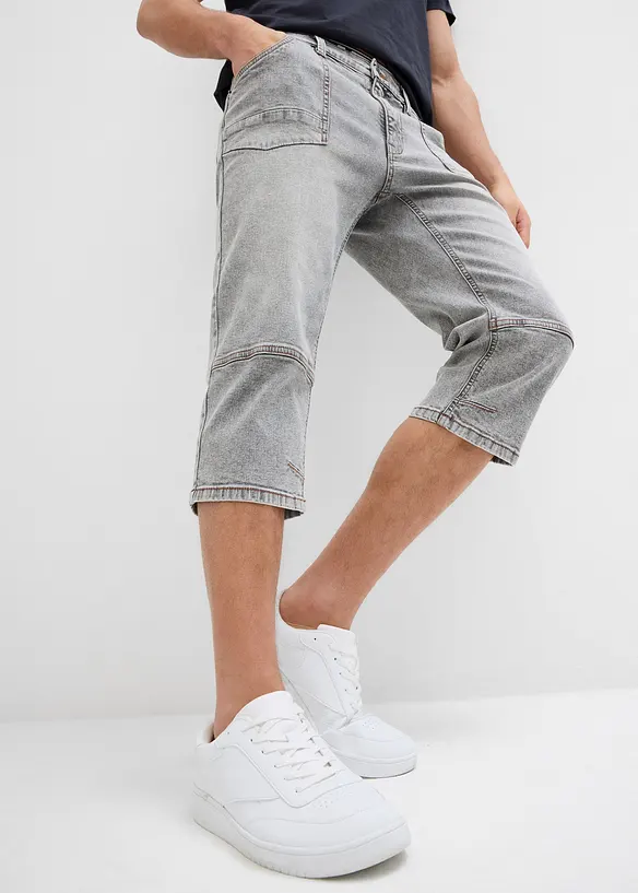 Jeans a pinocchietto elasticizzati regular fit, straight, bonprix