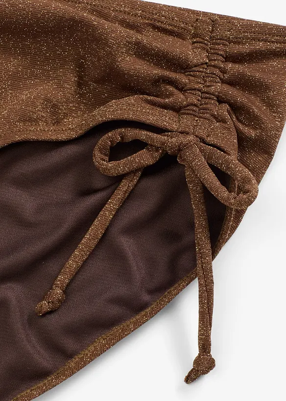 Slip glitterato per bikini, bonprix