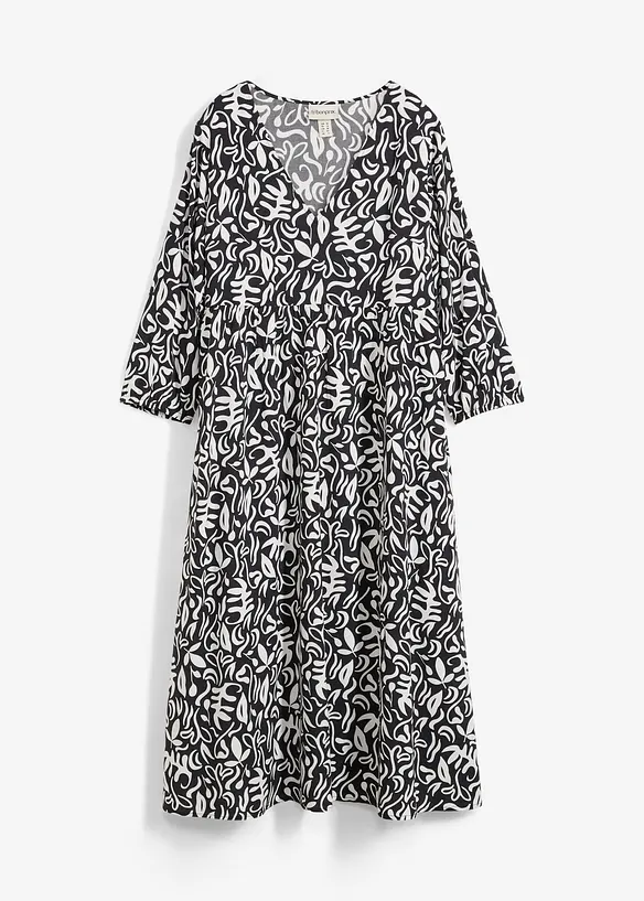 Abito midi in viscosa fluente, bonprix