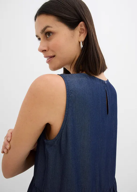 Abito midi in lyocell liscio, bonprix
