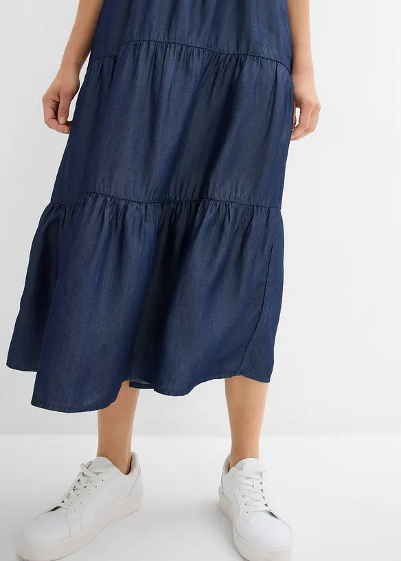 Abito midi in lyocell liscio, bonprix