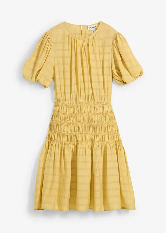 Miniabito con inserto smock, bonprix