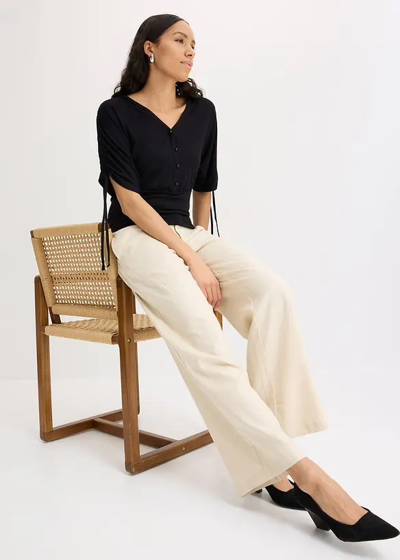 Maglia con bottoni, bonprix