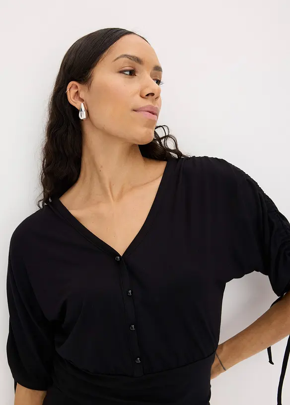 Maglia con bottoni, bonprix