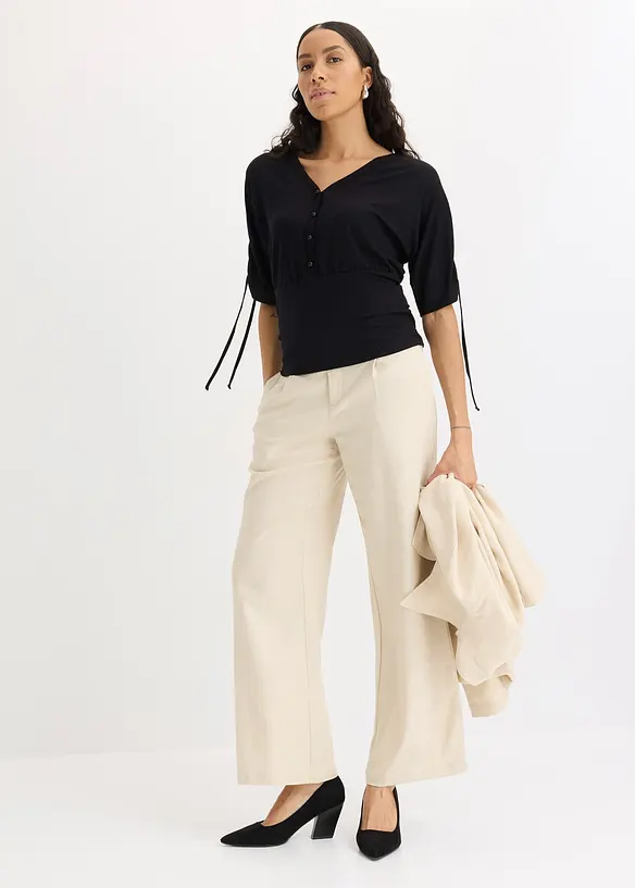 Maglia con bottoni, bonprix