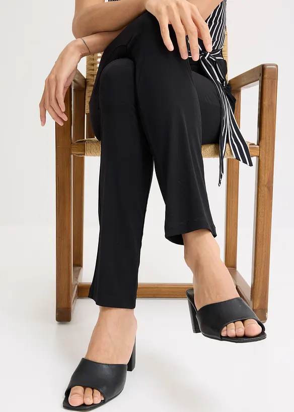 Tuta elegante in jersey a righe, bonprix