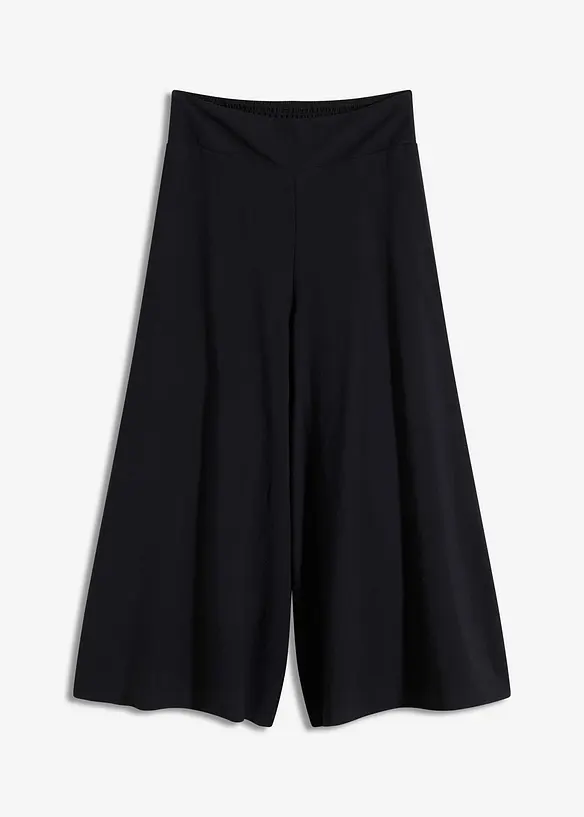 Pantaloni culotte con leggero effetto crinkle, bonprix