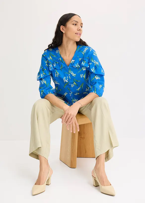 Blusa in puro cotone, bonprix