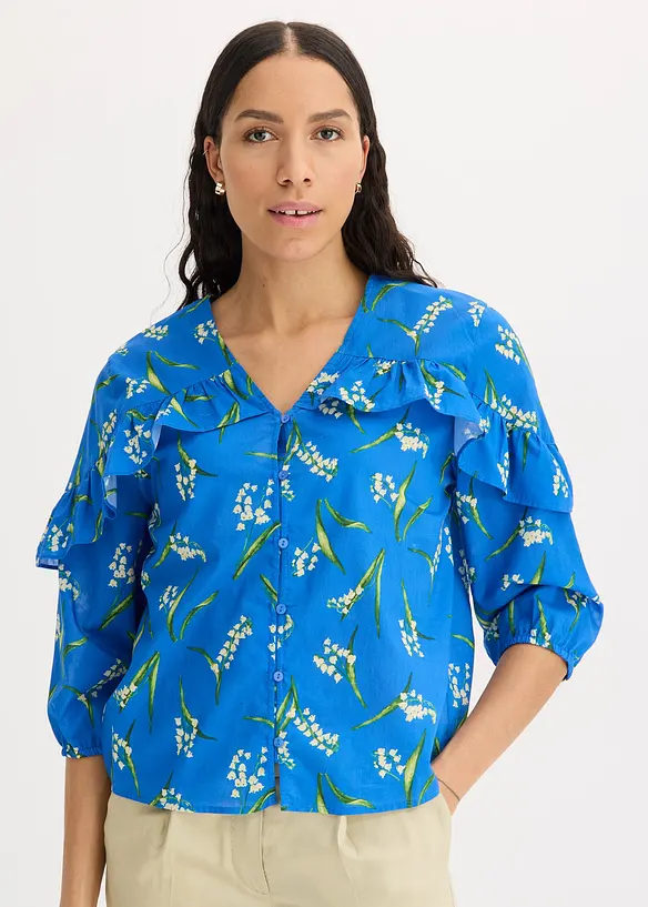Blusa in puro cotone, bonprix