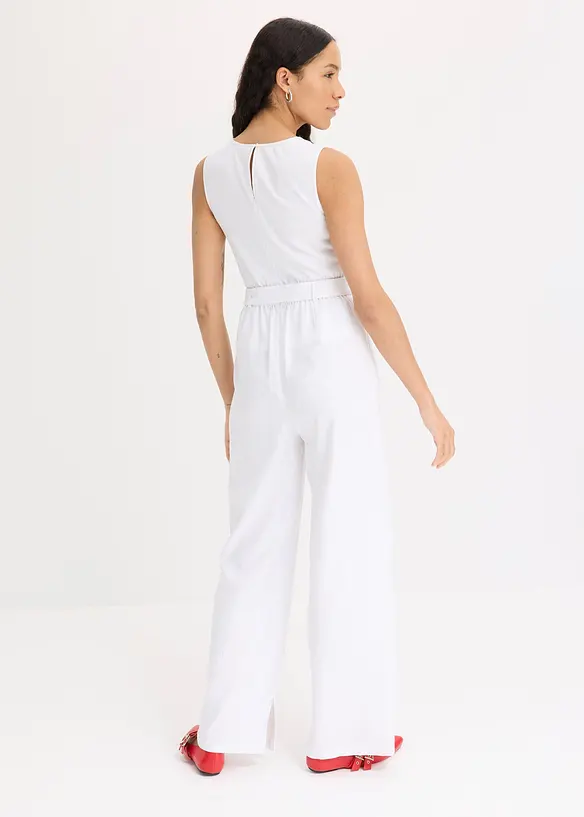 Tuta elegante in misto lino e viscosa, bonprix