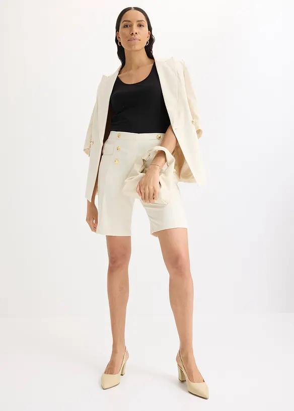 Blazer lungo con maniche a 3/4, bonprix