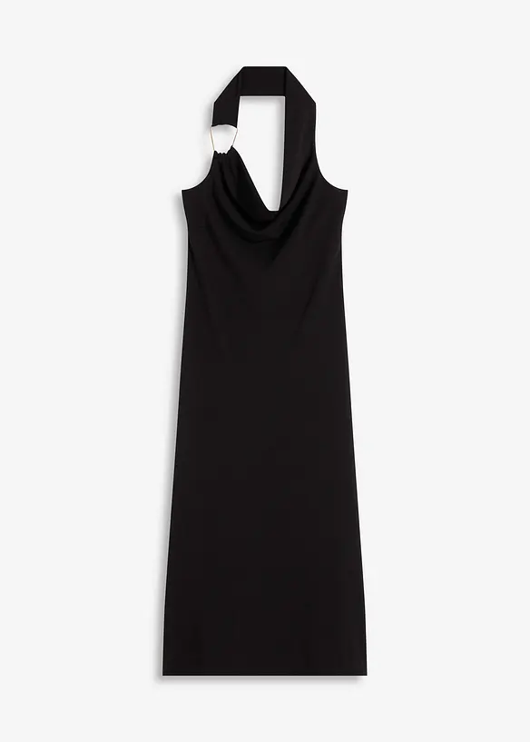 Abito midi con dettaglio in metallo, bonprix