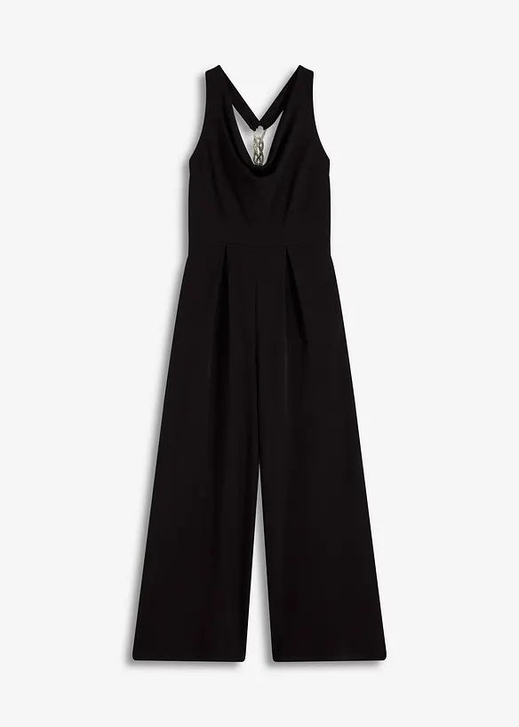 Tuta elegante con scollatura a cascata, bonprix