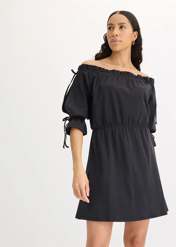 Abito di jersey con spalle scoperte, bonprix