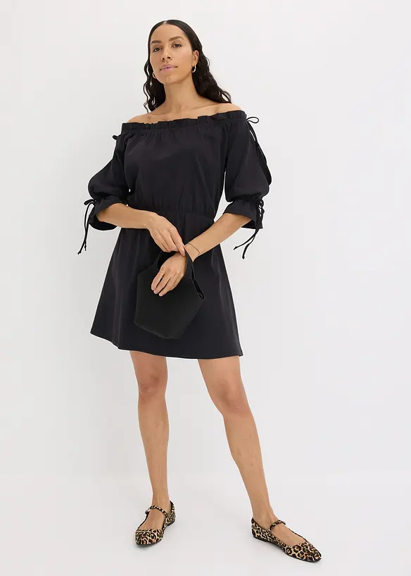 Abito di jersey con spalle scoperte, bonprix