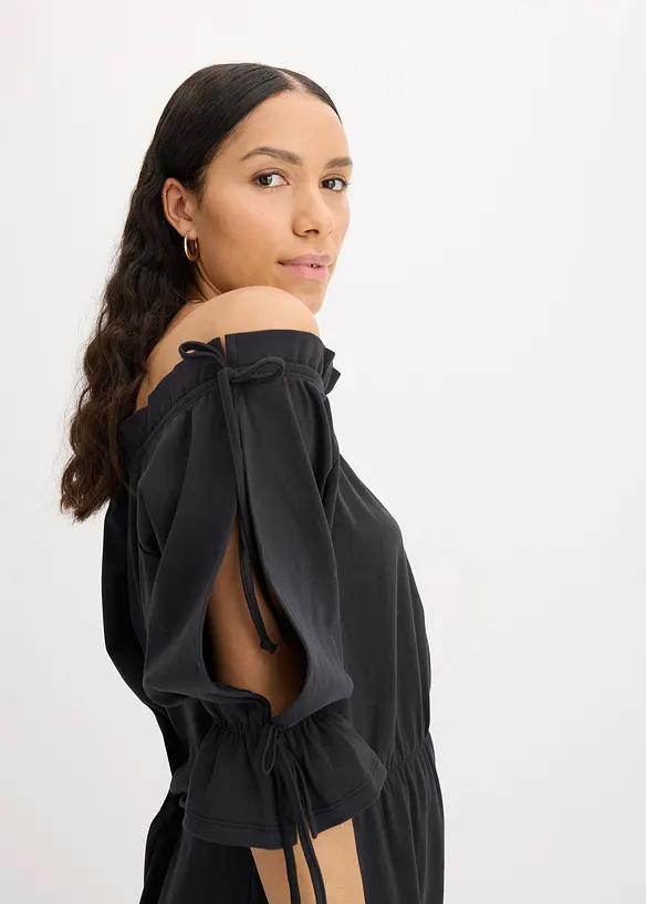 Abito di jersey con spalle scoperte, bonprix
