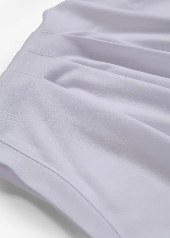 Maglia in morbido tessuto misto viscosa con scollo a cascata, bonprix