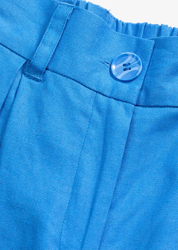 Bermuda larghi in fresco tessuto misto lino, bonprix