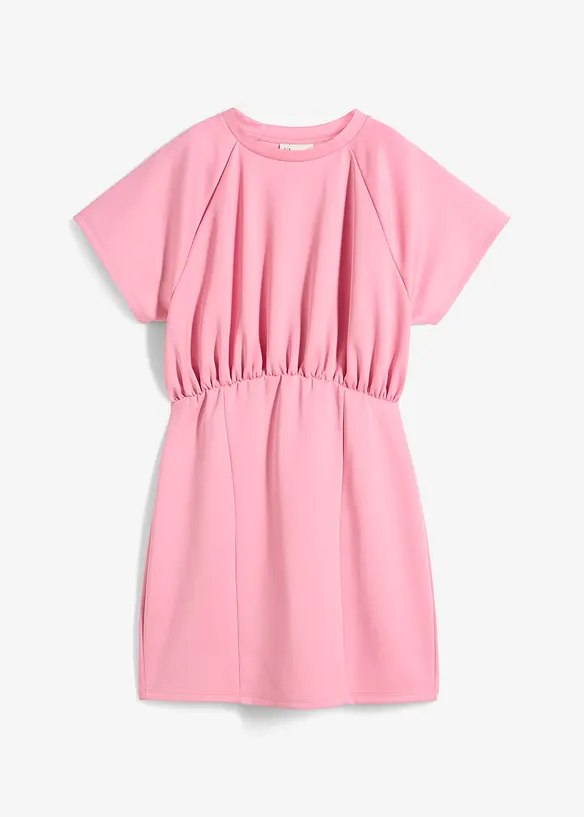Abito in maglina con arricciatura, bonprix