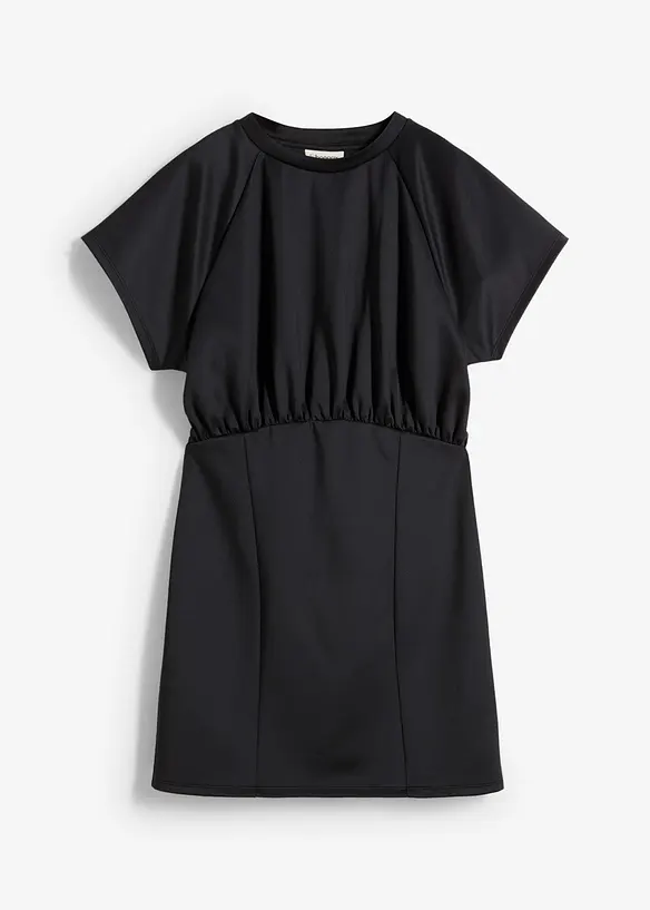 Abito in maglina con arricciatura, bonprix