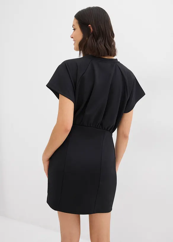 Abito in maglina con arricciatura, bonprix