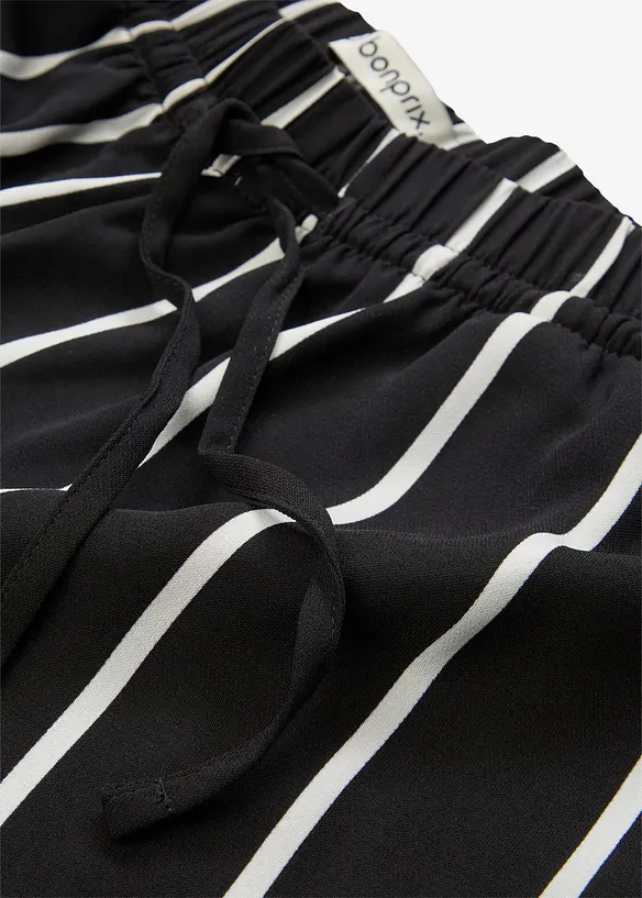 Pantaloni larghi in crêpe leggero, bonprix