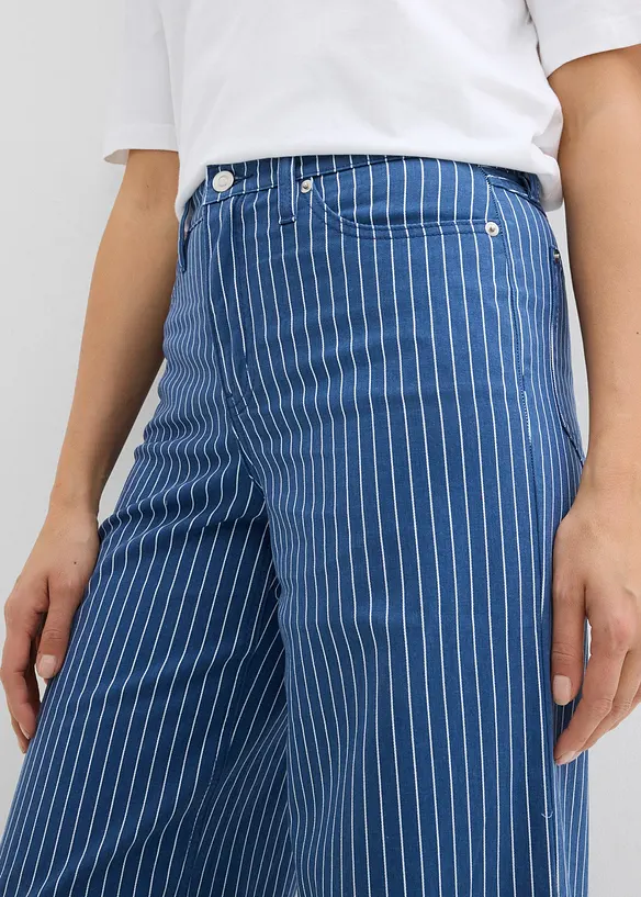 Pantaloni in twill di puro cotone, bonprix