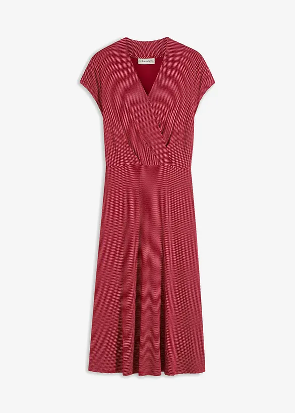 Abito midi in misto viscosa, bonprix