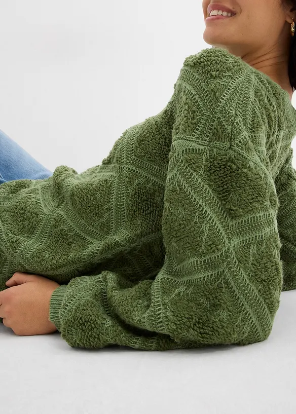 Maglione boxy, bonprix