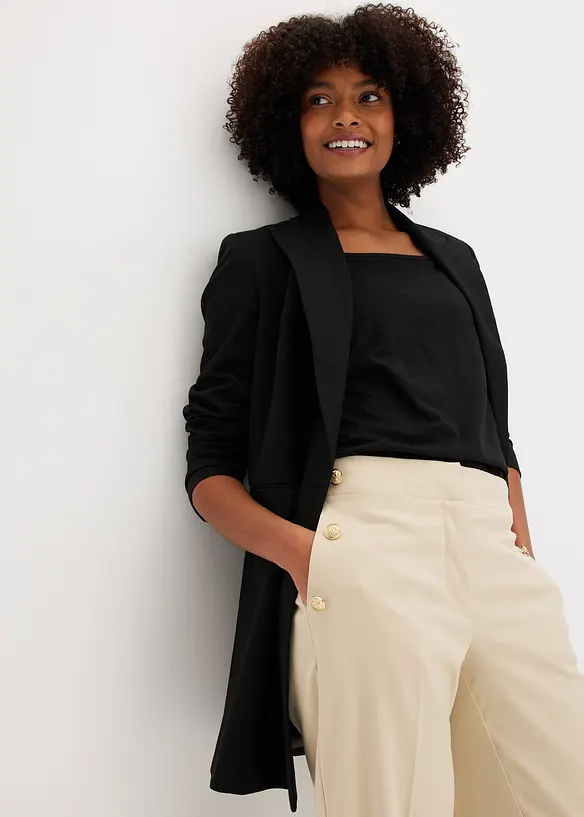 Blazer lungo con abbottonatura decorativa, bonprix