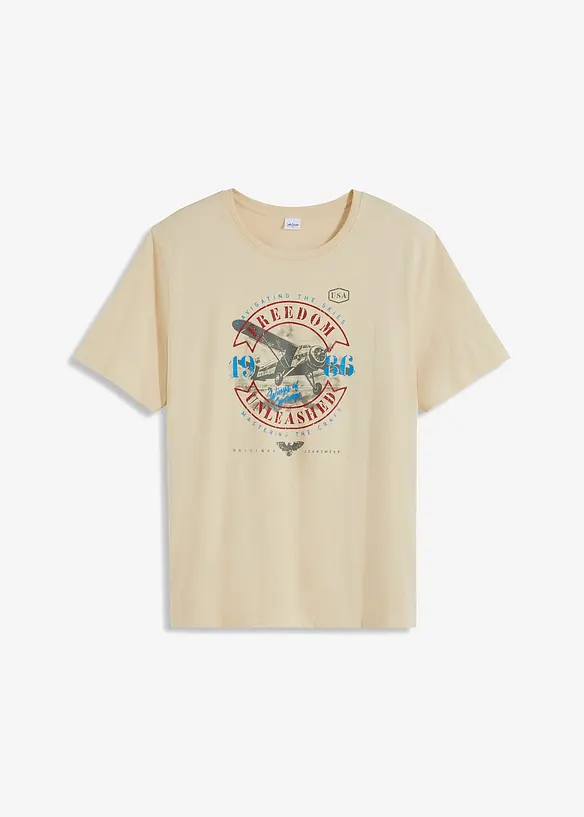 T-shirt in puro cotone biologico, bonprix