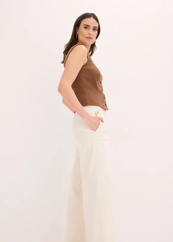 Top con bottoni, bonprix