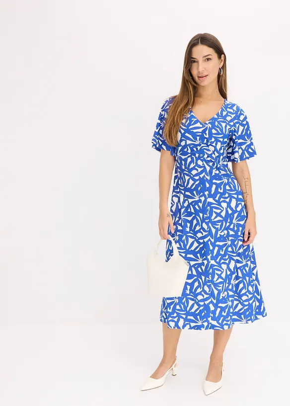 Abito di jersey con arricciatura, bonprix