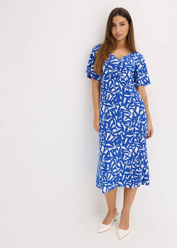 Abito di jersey con arricciatura, bonprix