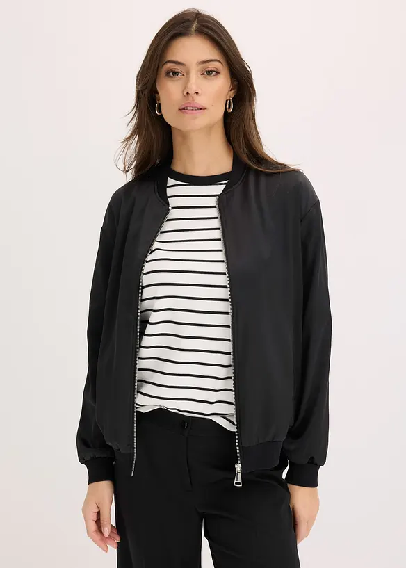 Bomber in satin, bonprix