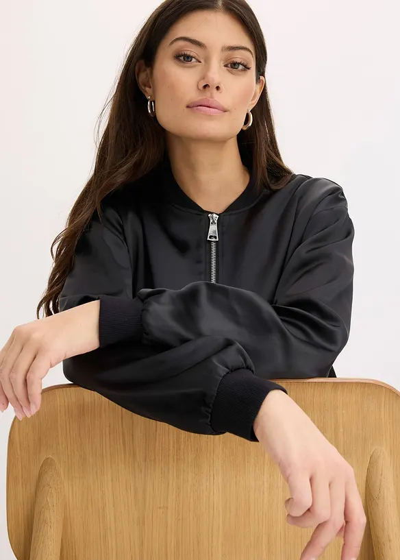 Bomber in satin, bonprix