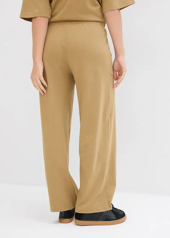 Pantaloni in jersey interlock, bonprix