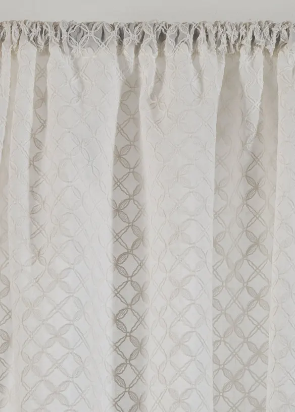 Tenda in cotone biologico ricamata, bonprix