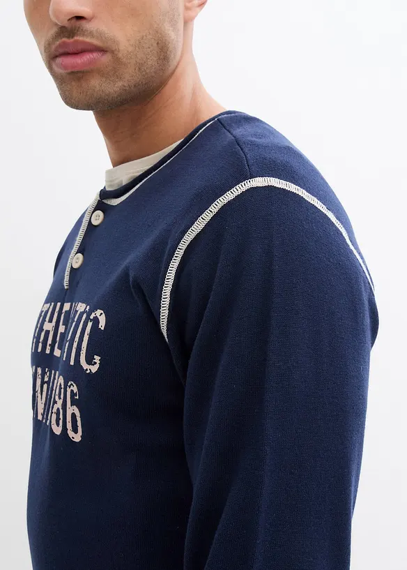 Maglione in filato fine di puro cotone, bonprix