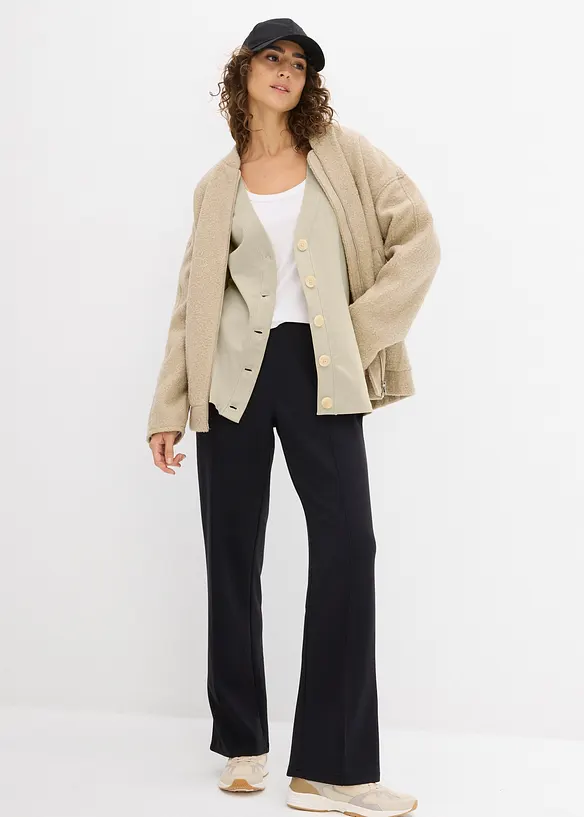 Cardigan in jersey di puro cotone biologico, bonprix