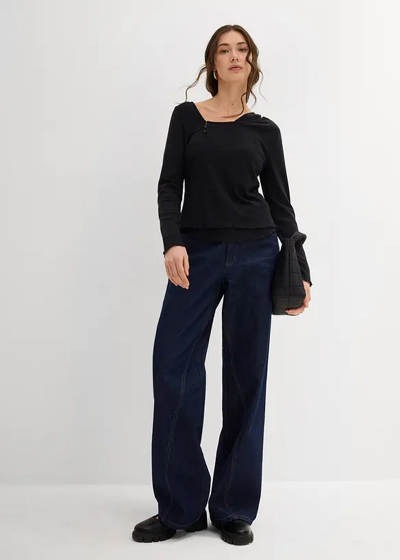 Maglia 2 in 1 a maniche lunghe, bonprix