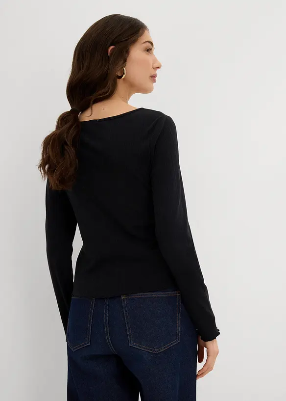 Maglia 2 in 1 a maniche lunghe, bonprix