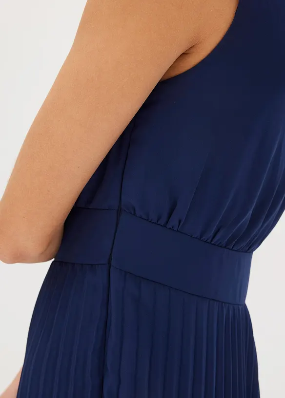 Abito di chiffon con gonna plissettata, bonprix