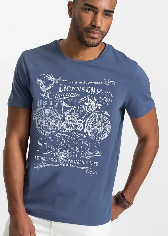T-shirt in puro cotone, bonprix