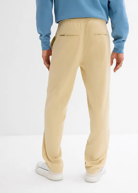 Pantaloni elasticizzati con elastico in vita relaxed fit, straight, bonprix