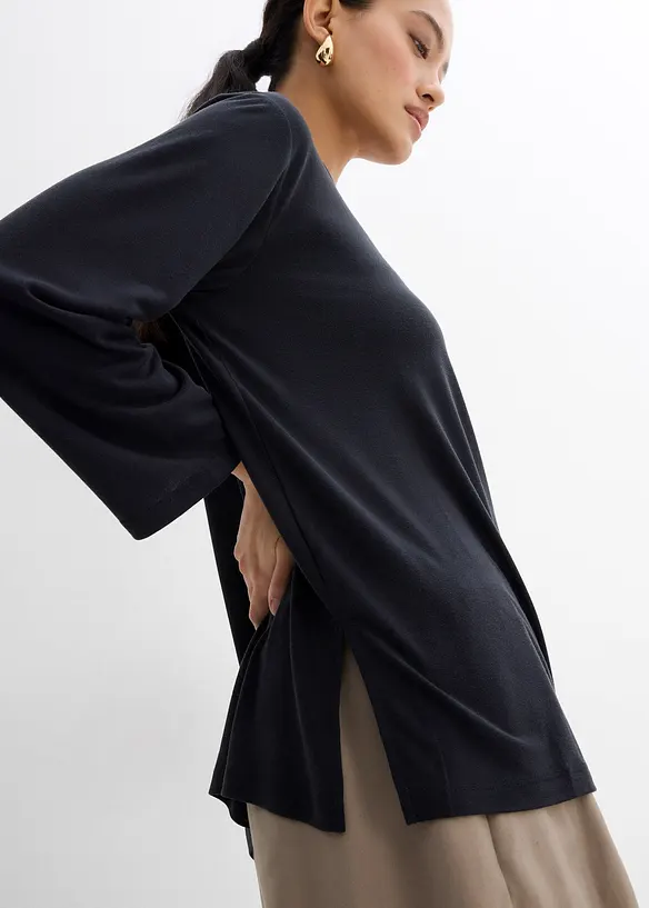 Maglia con spalle scoperte in misto modal morbido, bonprix