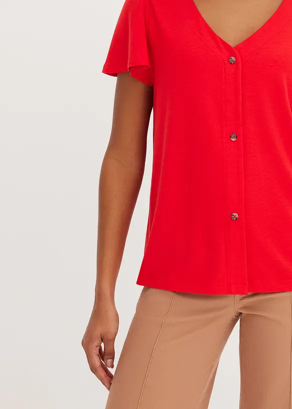 Maglia con bottoni, bonprix