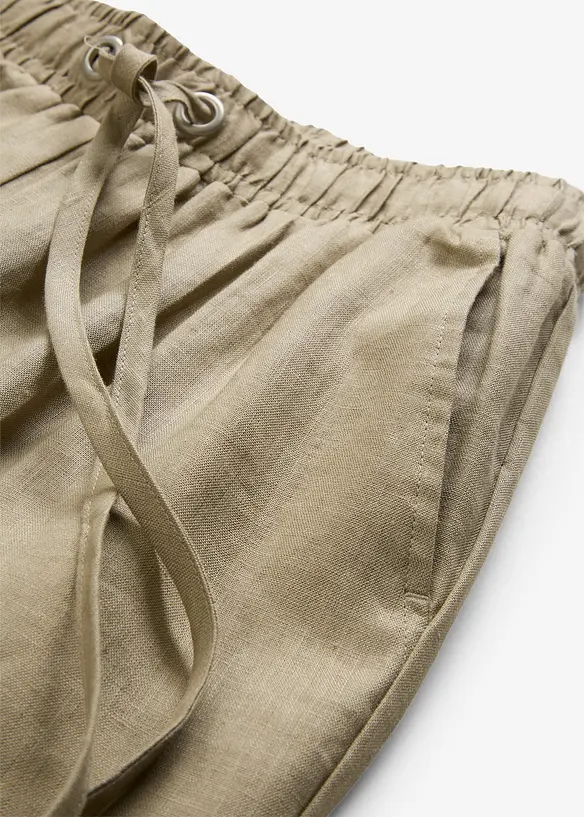 Pantaloni in puro lino, bonprix