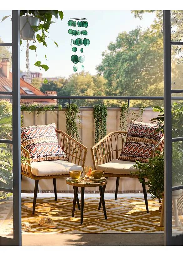 Sonaglio a vento Boltze in conchiglia capiz, Boltze Home Collections